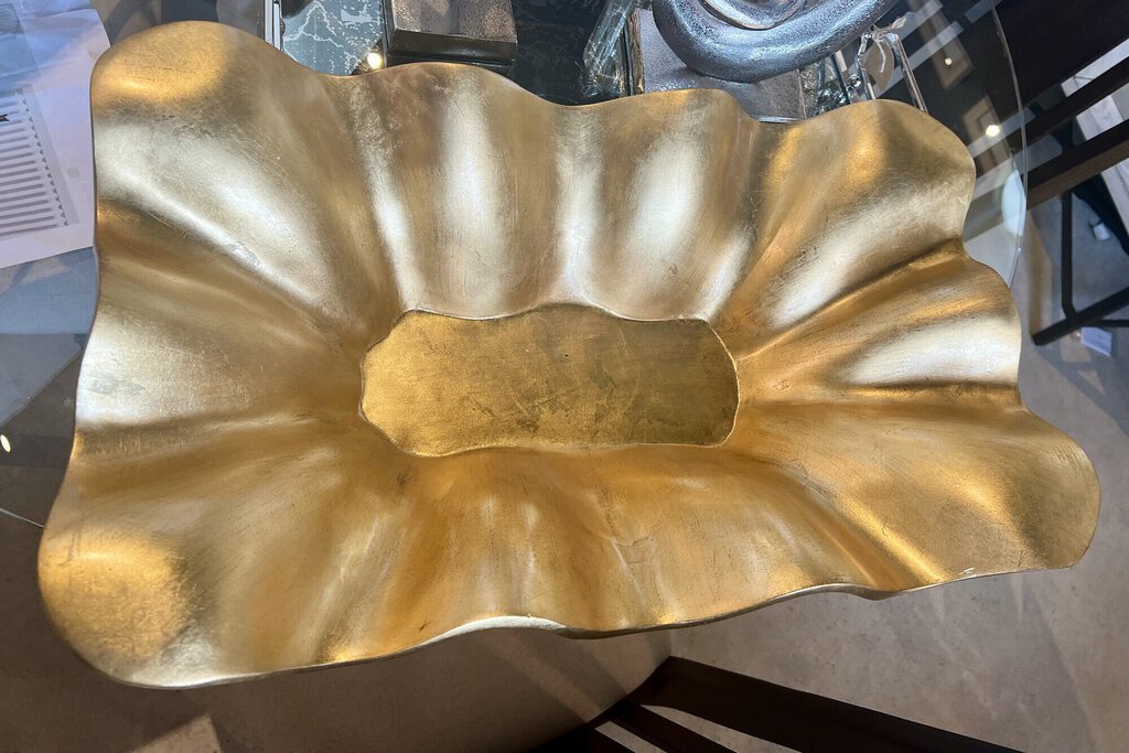 Gold Leaf Decorative 23" x 14" x 6"