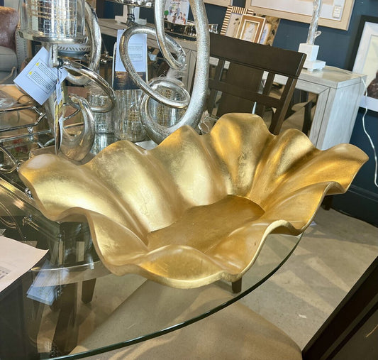 Gold Leaf Decorative 23" x 14" x 6"