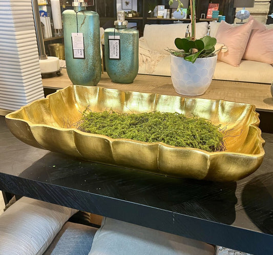 Gold Leaf Decorative Bowl