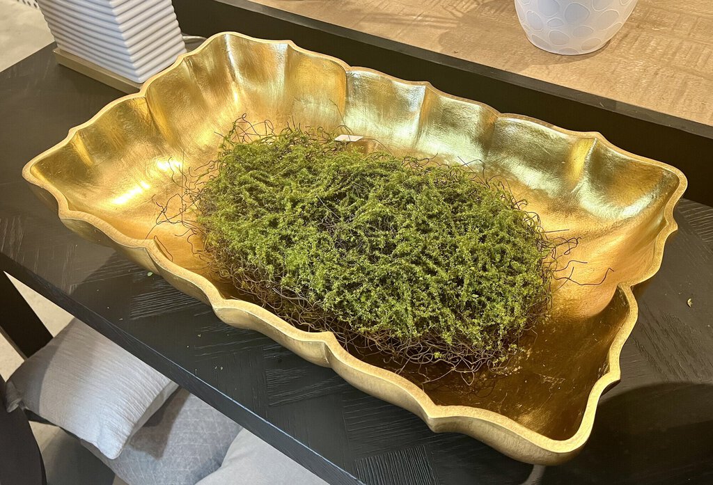 Gold Leaf Decorative Bowl