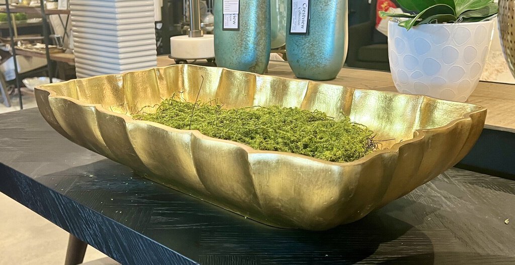 Gold Leaf Decorative Bowl
