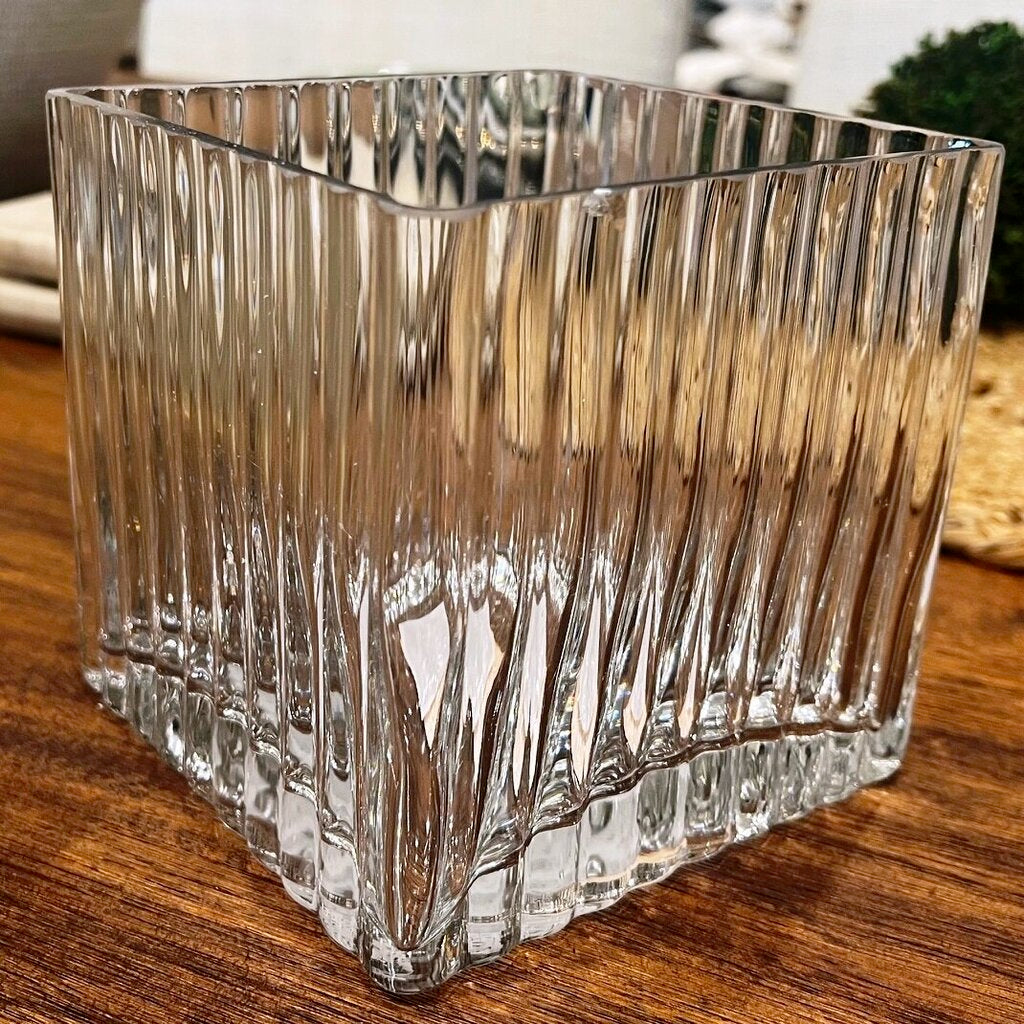 Clear Glass Vase