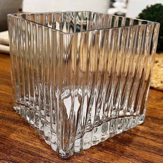 Clear Glass Vase
