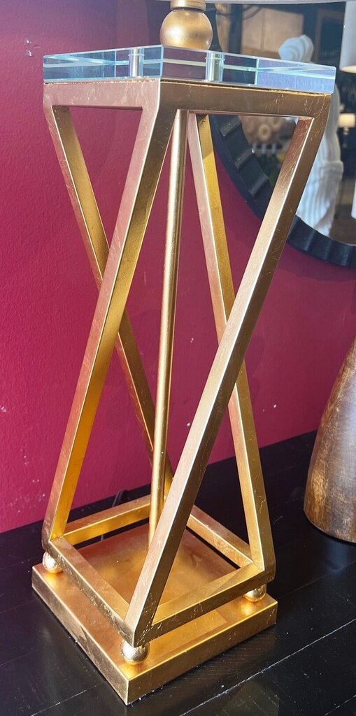Gold & Crystal Table Lamp