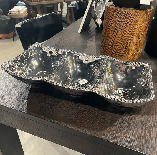 Pampa Bay 3 Section Serving Piece