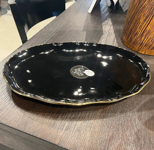 Pampa Bay Black & Gold Serving Platter