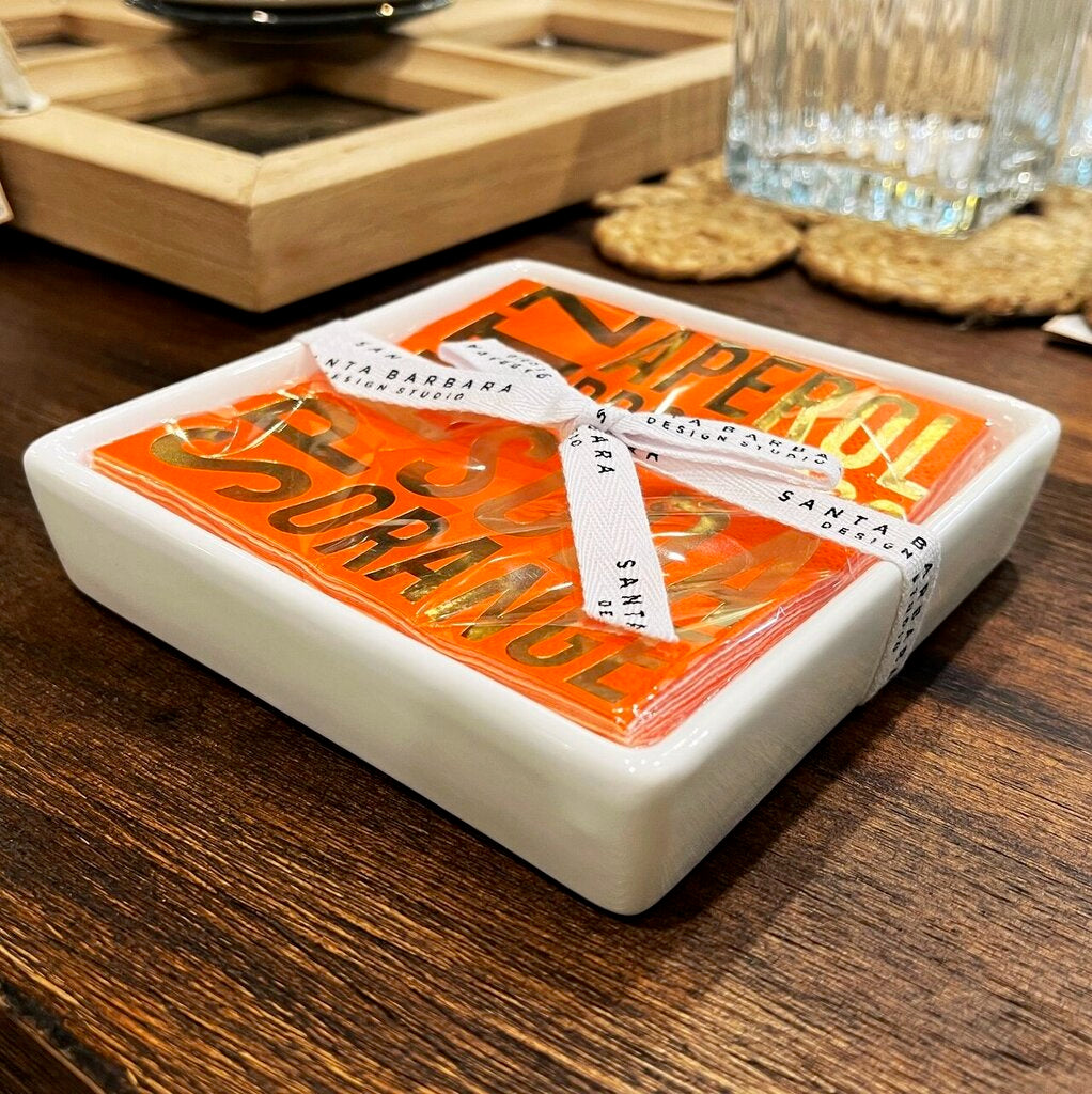 Ceramic Napkin Tray