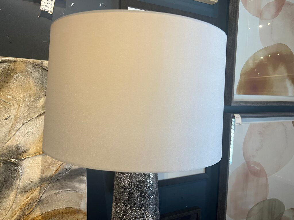 Crackled Glass Lamp