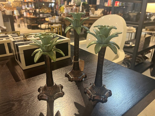 Tree Candle Holders - Set of 3
