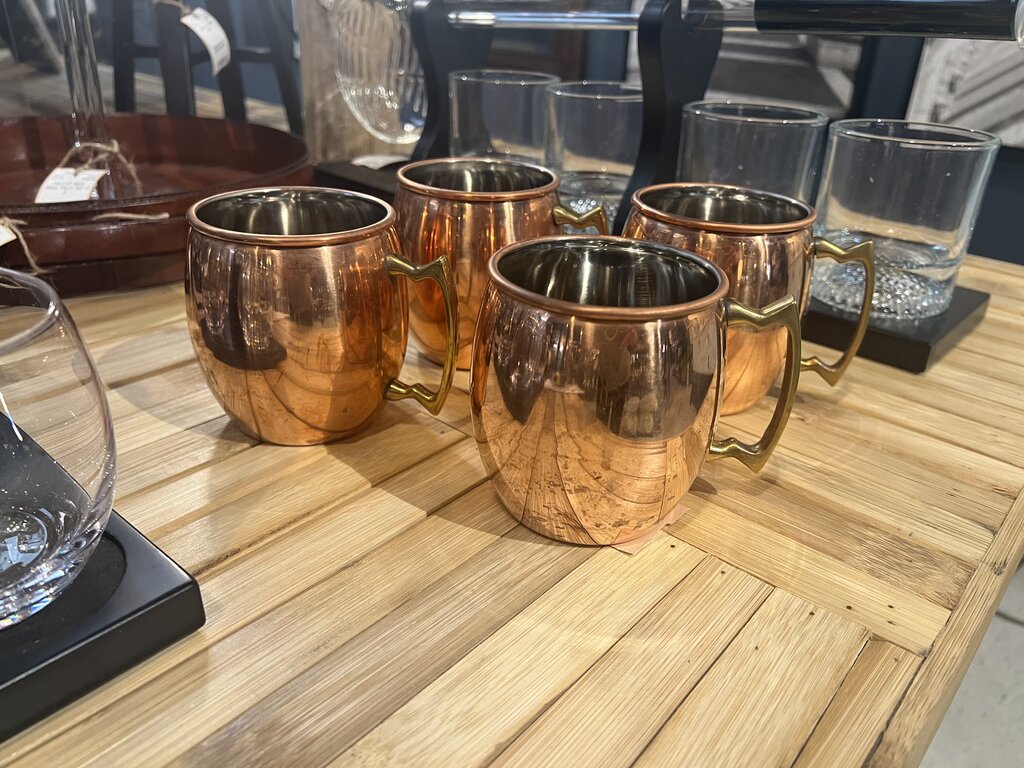 Copper Mule Mugs - Set of 4