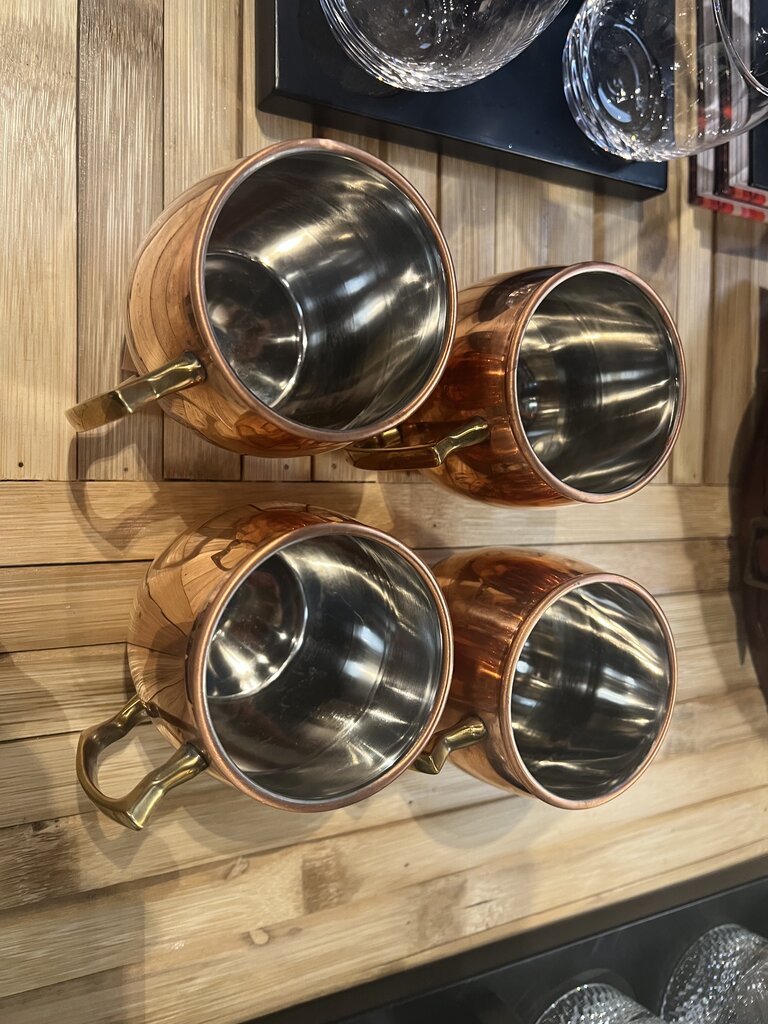Copper Mule Mugs - Set of 4