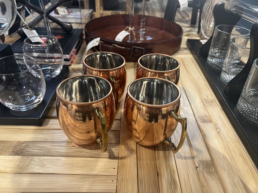 Copper Mule Mugs - Set of 4