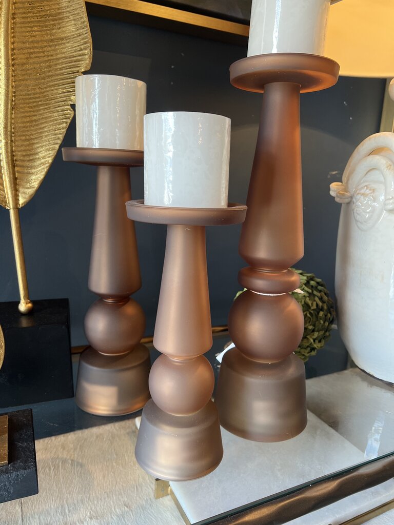 Cassiopeia Candleholders Butter Rum