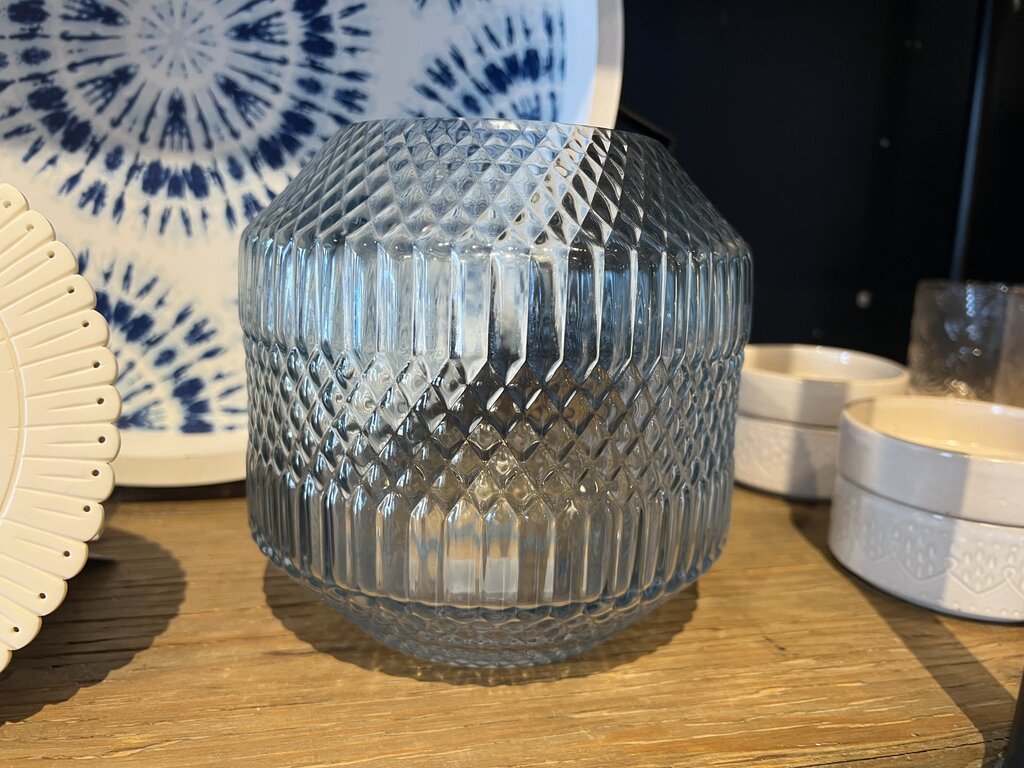Blue Glass Vase