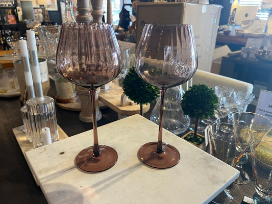 Optic Red Wine Glass