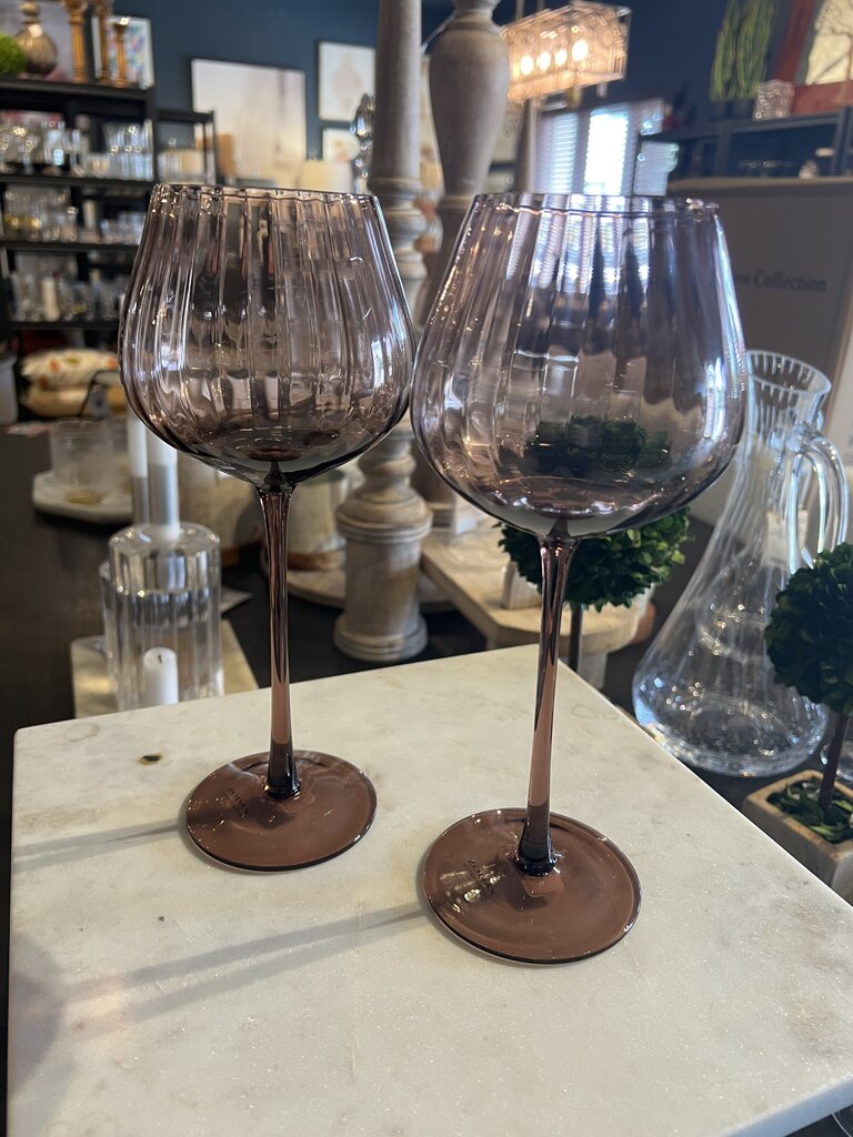 Optic Red Wine Glass