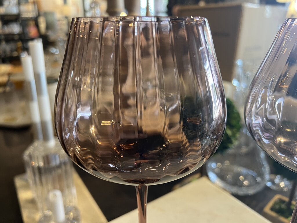 Optic Red Wine Glass