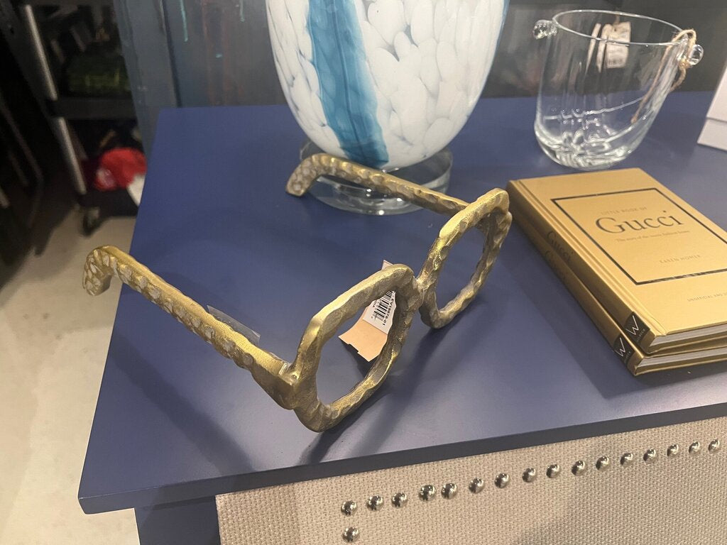 Decorative Gold Glasses
