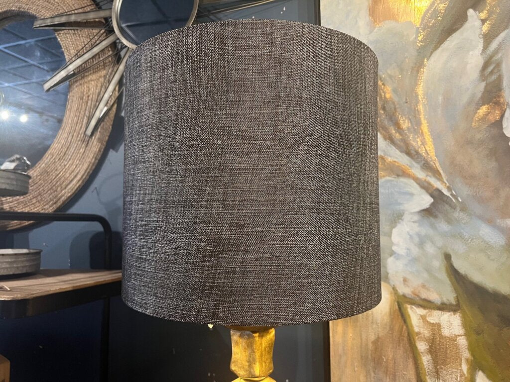 Vintage Gold & Black Table Lamp