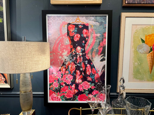 Textured Dress Print