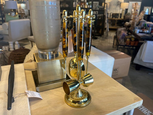 4 Piece Bar Set with Stand