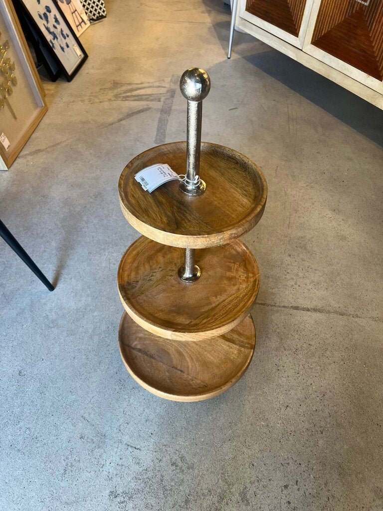 3-Tier Wood Tray