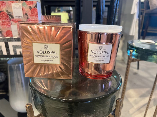 Sparkling Rose Candle