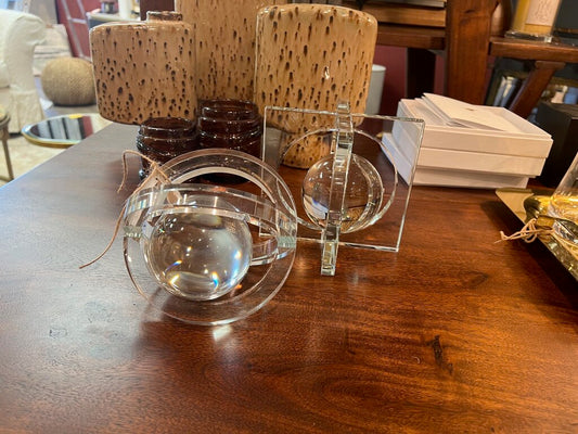 Crystal Paperweights - Set of 2