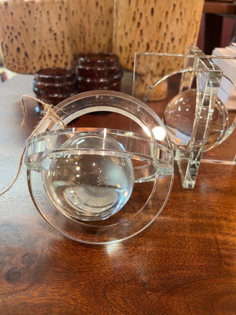 Crystal Paperweights - Set of 2