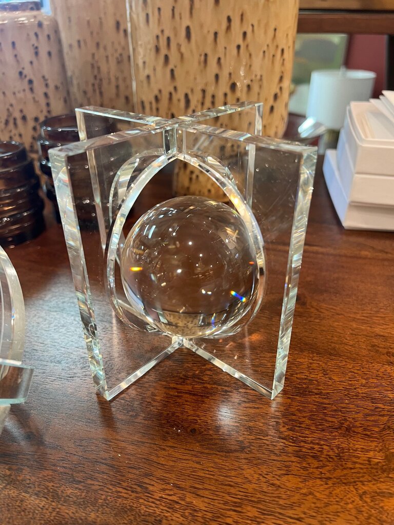 Crystal Paperweights - Set of 2